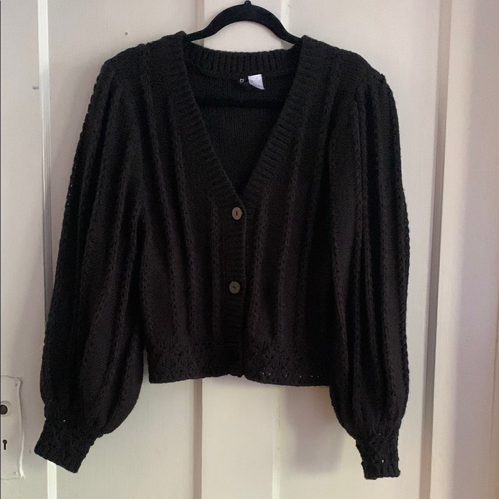 Black Knit Women's Sweater